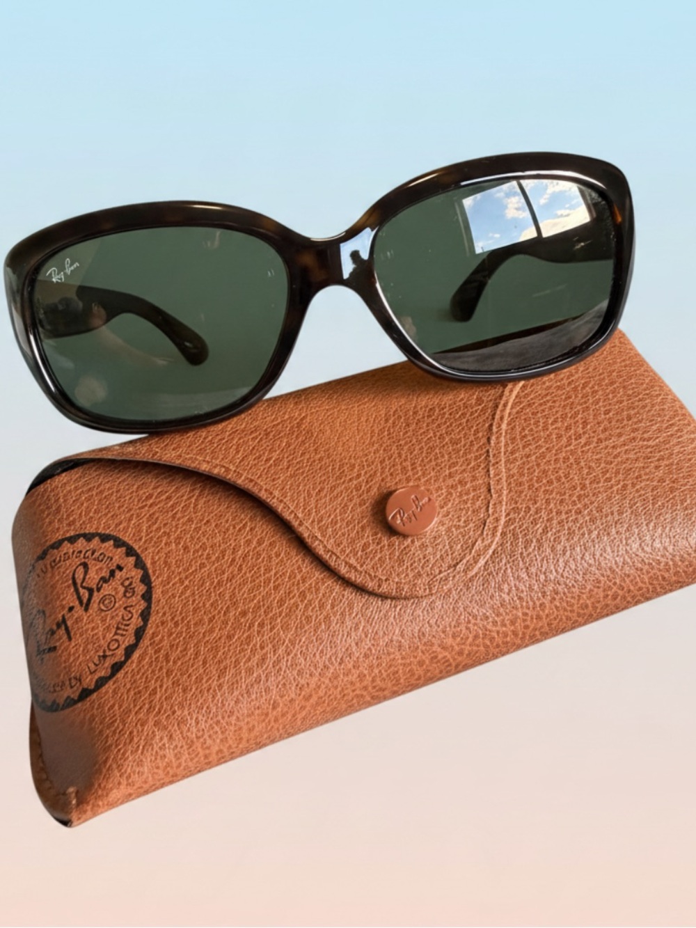 Ray-Ban Women's Dark Brown Frame Sunglasses -Jackie Ohh’s NWOT